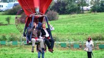 Motorized Hot Air Balloon, Take Off, France