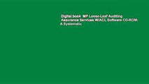 Digital book  MP Loose-Leaf Auditing   Assurance Services W/ACL Software CD-ROM: A Systematic