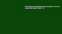 Favorit Book  Bookkeeping for Dummies Unlimited acces Best Sellers Rank : #2
