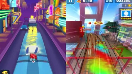 Talking Tom Gold Run Hawaii VS Subway Surfers San Francisco