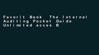 Favorit Book  The Internal Auditing Pocket Guide Unlimited acces Best Sellers Rank : #5