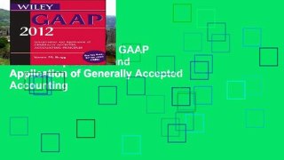 Popular Book  Wiley GAAP 2012: Interpretation and Application of Generally Accepted Accounting