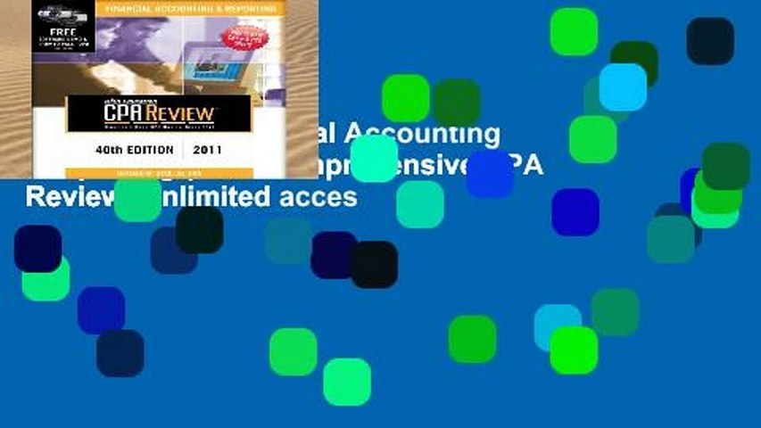 Digital book  Financial Accounting   Reporting (Bisk Comprehensive CPA Review) Unlimited acces