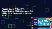 Favorit Book  Wiley CPA Exam Review 2012: Complete Set (Wiley CPA Examination Review (4v.))