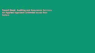 Favorit Book  Auditing and Assurance Services: An Applied Approach Unlimited acces Best Sellers