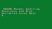 EBOOK Reader Auditing: Assurance and Risk Unlimited acces Best Sellers Rank : #5
