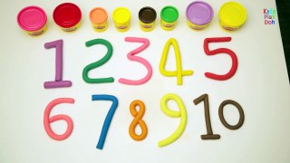 Play Doh Numbers 1 to 10 | Number Song
