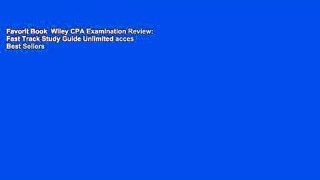 Favorit Book  Wiley CPA Examination Review: Fast Track Study Guide Unlimited acces Best Sellers