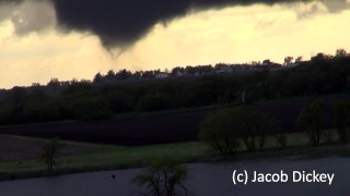 Lake City, IA Incredible Multi Vortex Tornado 5 10 15 RAW FOOTAGE