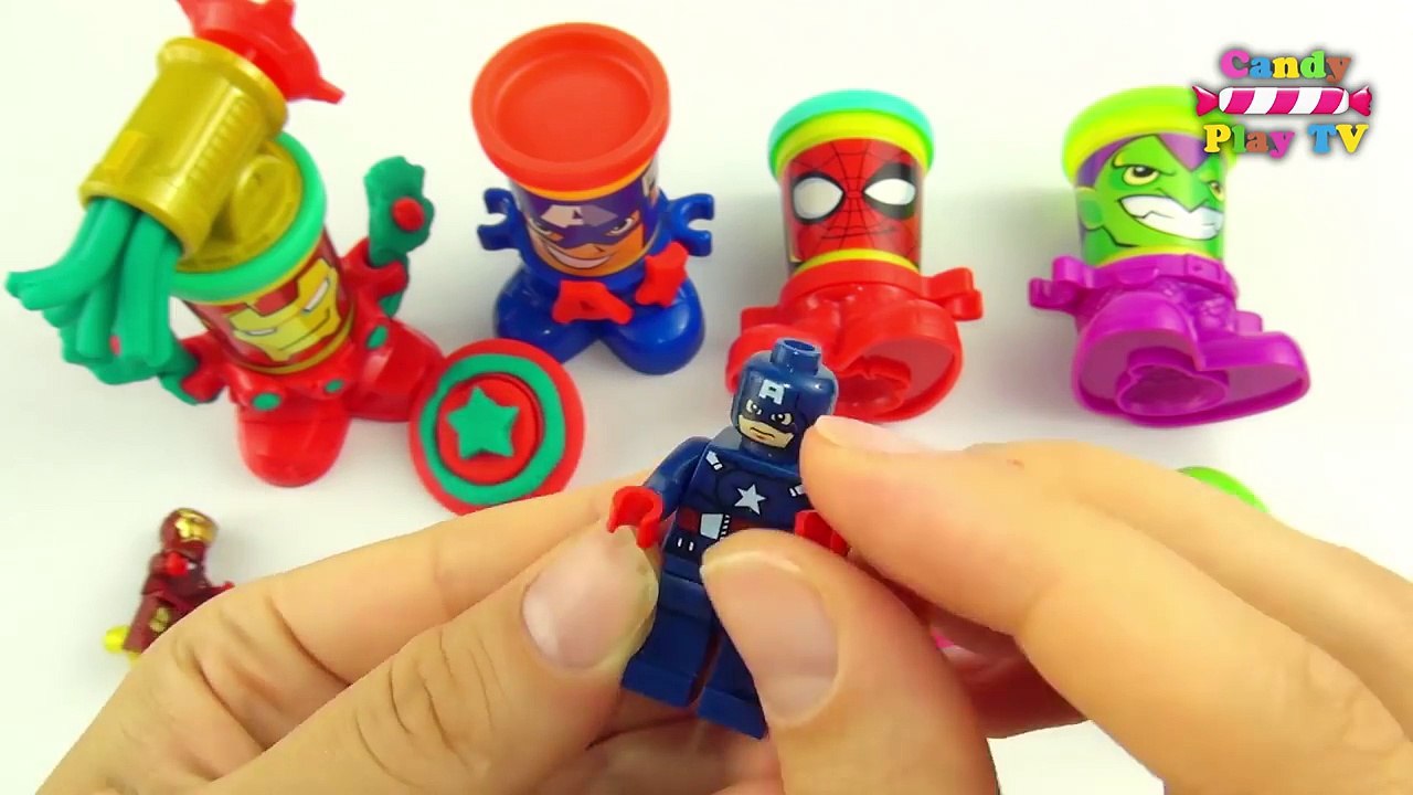 Play Doh MARVEL Avengers Lego Marvel Super Heroes Captain America ...