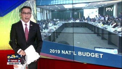 Pagdinig ng 2019 nat'l budget, sinimulan na