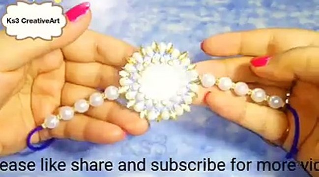 - DIY | How to make Lumba Rakhi at Home | Rakhi for Bhaiya-Bhabhi | Raksha Bandhan | Rakhi MakingCredit: Ks3 CreativeArtFull video: