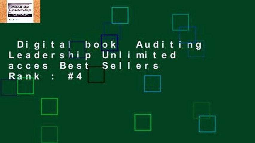 Digital book  Auditing Leadership Unlimited acces Best Sellers Rank : #4