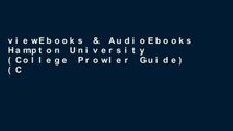 viewEbooks & AudioEbooks Hampton University (College Prowler Guide) (College Prowler: Hampton