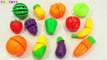 Learn names fruits and vegetables Toy Cutting Velcro Fruit Vegetables