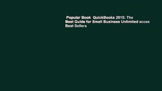 Popular Book  QuickBooks 2015: The Best Guide for Small Business Unlimited acces Best Sellers