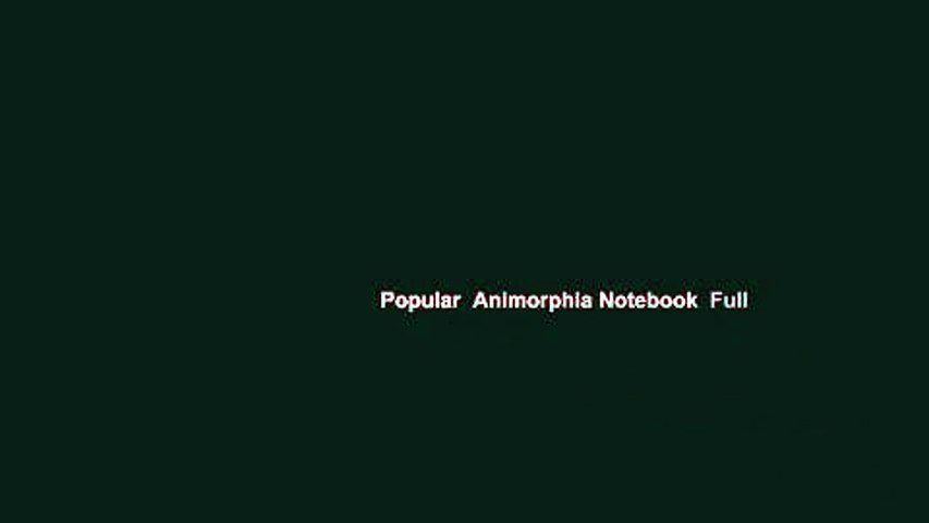 Popular  Animorphia Notebook  Full