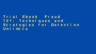 Trial Ebook  Fraud 101: Techniques and Strategies for Detection Unlimited acces Best Sellers Rank