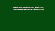 Best E-book Study Smarter, Not Harder (Self-Counsel Reference) free of charge