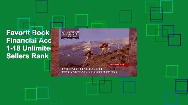 Favorit Book  Principles of Financial Accounting Chapters 1-18 Unlimited acces Best Sellers Rank :