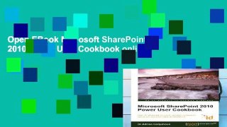 Open EBook Microsoft SharePoint 2010 Power User Cookbook online