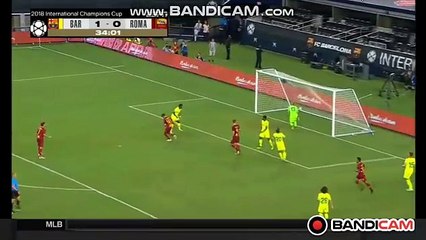 Amazing Goal  El Shaarawy (1-1) FC Barcelona  vs AS Roma