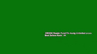 EBOOK Reader Fund Fin Acctg Unlimited acces Best Sellers Rank : #4