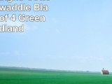 SwaddleDesigns Cotton Muslin Swaddle Blankets Set of 4 Green Woodland