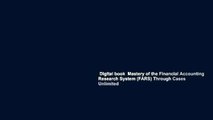 Digital book  Mastery of the Financial Accounting Research System (FARS) Through Cases Unlimited