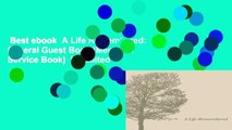 Best ebook  A Life Remembered: Funeral Guest Book (Memorial Service Book)  Unlimited