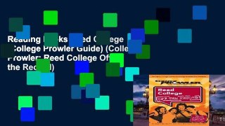 Reading books Reed College (College Prowler Guide) (College Prowler: Reed College Off the Record)