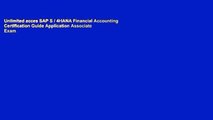 Unlimited acces SAP S / 4HANA Financial Accounting Certification Guide Application Associate Exam