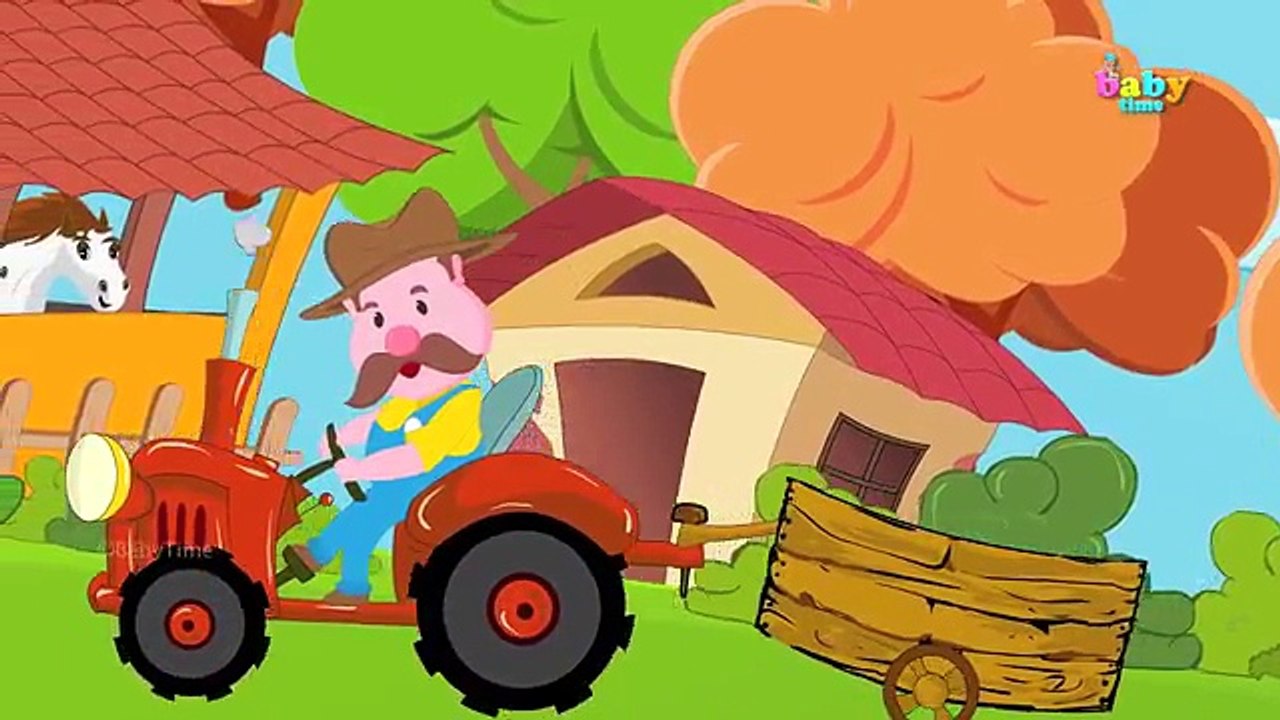 Old MacDonald Had A Farm - 3D Animation English Nursery Rhymes & Songs for children