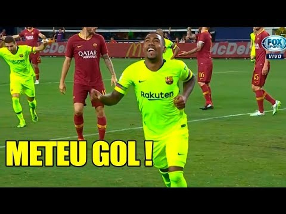 MALCOM INCENDEIA PARTIDA E FAZ GOL CONTRA A ROMA - OLHA O QUE ELE FEZ (01/08/2018)