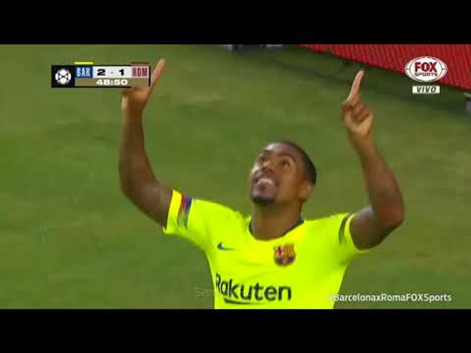 Olha o Primeiro gol de Malcom pelo Barcelona contra seu "quase clube"  01/08/2018