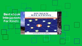 Best ebook  Human Relations: Interpersonal Job-Oriented Skills  For Kindle
