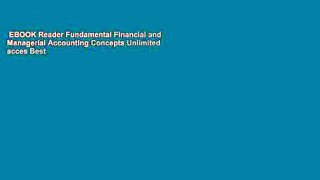 EBOOK Reader Fundamental Financial and Managerial Accounting Concepts Unlimited acces Best