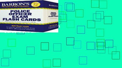 Trial New Releases  Police Officer Exam Flash Cards  For Full