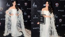Jhanvi Kapoor looks stunning in her FIRST Vogue Red Carpet look; Watch Video | FilmiBeat