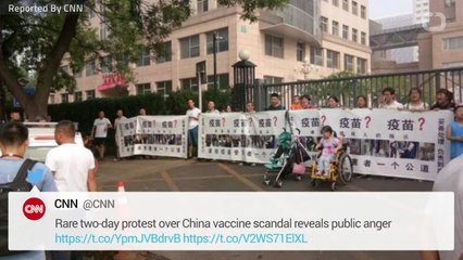 China Vaccine Scandal: Activists Protest