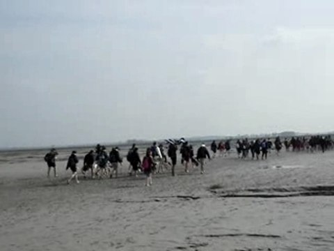 Pèlerinage des étudiants 2007 vers le mont Saint Michel