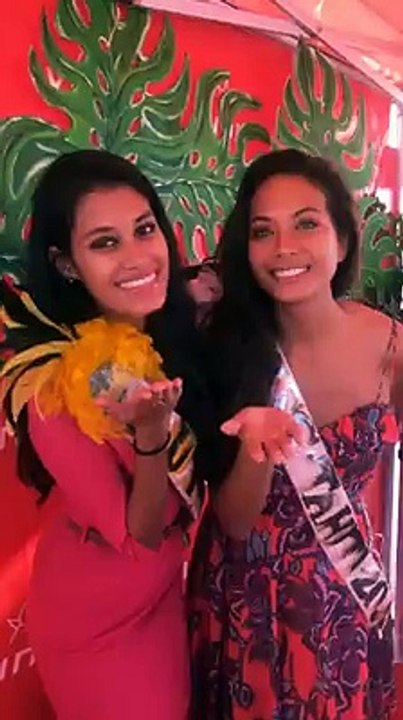  Vaimalama Chaves - Miss Tahiti 2018 et sa première dauphine, Emehe Dezerville vous attendent à Aorai Tinihau pour une séance photos jusqu'à 10h30! Retrouve