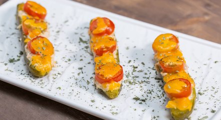 طريقة عمل مقبلات المخلل بالتونا والجبن المذاب