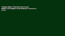 Popular Book  Financial Crisis Inquiry Report: Final Report of the National Commission on the