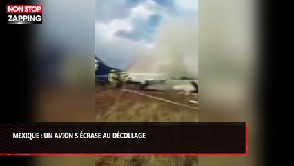 Mexique : Un avion s'écrase au décollage, plusieurs blessés (vidéo)