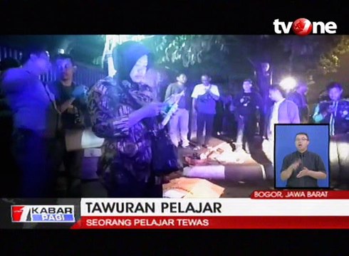 Tawuran Pelajar di Bogor, Satu Orang Tewas Terkena Sajam