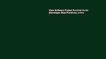 View Software Project Survival Guide (Developer Best Practices) online