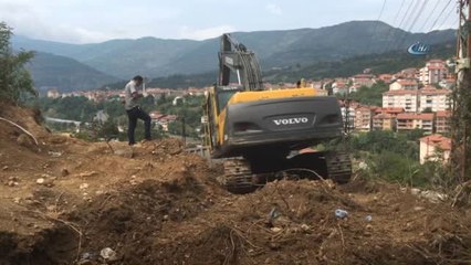 Tarihi Eserin Bulunduğu Alanda Yol Açma Çalışmaları Başladı