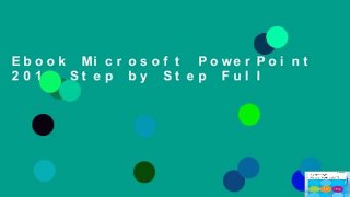 Ebook Microsoft PowerPoint 2016 Step by Step Full