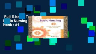 Full E-book  Textbook of Basic Nursing  Best Sellers Rank : #1